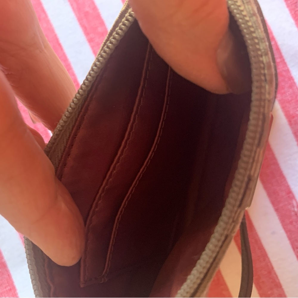 Coach Gray Patterned Wristlet - Picture 8 of 8